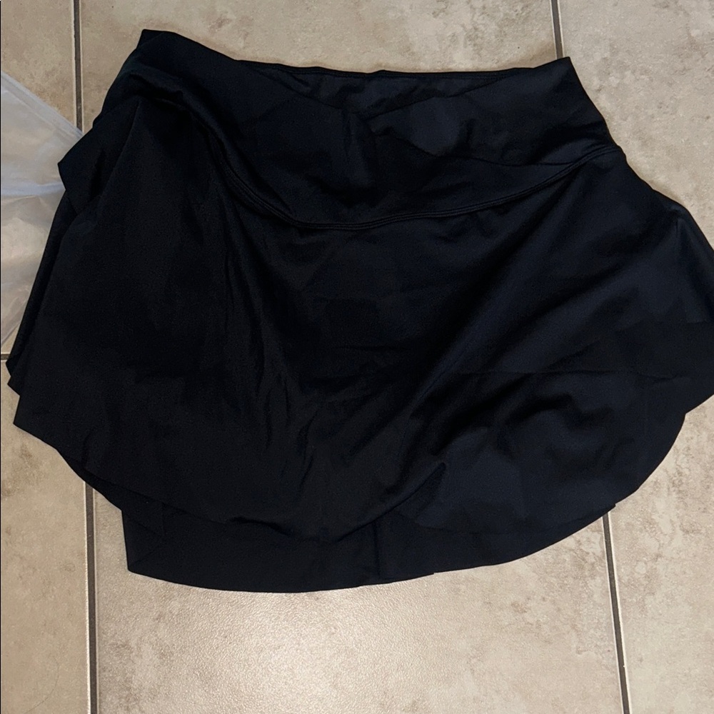 HALARA Asymmetrical Black Skirt